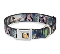 Dog Collar DYZ-Sleeping Beauty Full Color Sleeping Beauty Woods Scenes Small 9.5