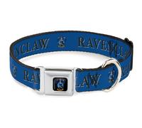 Dog Collar HPD-Ravenclaw Crest Full Color Harry Potter RAVENCLAW & Crest Blue/Bl
