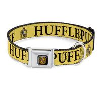 Dog Collar HPE-Hufflepuff Crest Full Color Harry Potter HUFFLEPUFF & Crest Yello