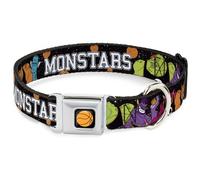 Dog Collar LTAB-Looney Tunes Basketball Full Color Black Space Jam MONSTARS 5-Pl