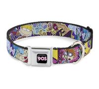 Dog Collar NKE-Nick 90'S Icon Black/Blue/Pink Nick 90's Rewind 7-Character/4-Log