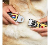 Dog Collar PNTM-PEANUTS Title Logo Full Color Black/White Peanuts Snoopy FLY BOY