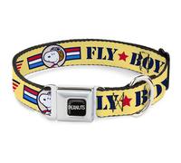 Dog Collar PNTM-PEANUTS Title Logo Full Color Black/White Peanuts Snoopy FLY BOY