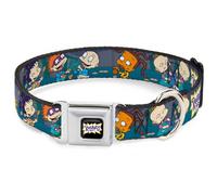 Dog Collar RRA-RUGRATS Logo Full Color Rugrats Cookie Scene Medium 11-16.5"