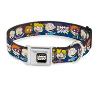 Dog Collar RRA-RUGRATS Logo Full Color RUGRATS Group Pose Large 15-24"