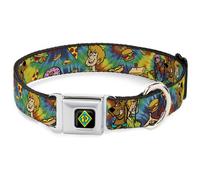 Dog Collar SDB-Scooby Doo Dog Tag Full Color Scooby Doo and Shaggy Poses/Munchie