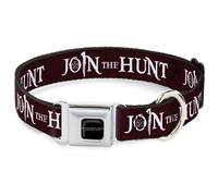 Dog Collar SNBF-SUPERNATURAL-JOIN THE HUNT Full Color Black/White Supernatural J