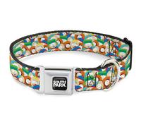 Dog Collar SPO-SOUTH PARK Title Logo Full Color Black/White South Park Boys Expr