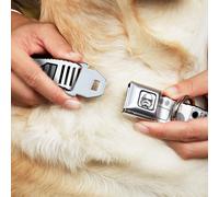 Dog Collar SWBBU-Star Wars Stormtrooper Face Full Color White/Black/Grays Star W