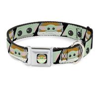 Dog Collar SWBGB-Star Wars The Child Chibi Pod Pose Full Color Black Star Wars T