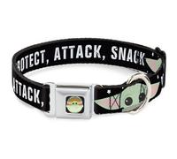 Dog Collar SWBGB-Star Wars The Child Chibi Pod Pose Full Color Black Star Wars T
