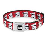 Dog Collar SWBJY-STAR WARS Logo Full Color Black/White Stormtrooper Santa Claus