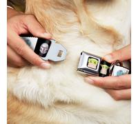 Dog Collar SWBRT-Star Wars Grogu Face Close-Up Full Color Black Star Wars Mandal