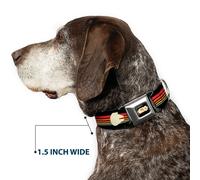 Dog Collar SWBRW-STAR WARS Stripe Logo Full Color Black/Multi Color Star Wars Mi