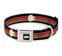 Dog Collar SWBRW-STAR WARS Stripe Logo Full Color Black/Multi Color Star Wars Mi