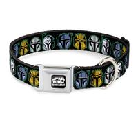Dog Collar SWBXC-STAR THE MANDALORAIN Title Logo Full Color Black/White Star War