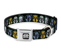 Dog Collar SWBXC-STAR THE MANDALORAIN Title Logo Full Color Black/White Star War