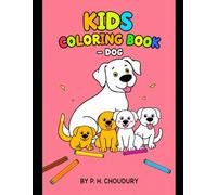 Dog Coloring Book for Kids and Adults - Fun and Relaxing Coloring Pages of Adorable Puppies, Perfect Gift for Dog Lovers