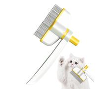 Dog Comb for Matted Hair, Rotation Design Cat Grooming Brush for Shedding, Easy Release Dematting Comb for Long & Short Haired Cats, Pet Grooming Brush for Small Pets, Effective Hair Remover pet