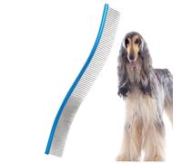 Dog Comb | Pet Grooming Comb | Metal Comb | Dematting Comb For Dogs | Dog Grooming Comb | Pet Hair Comb | Metal Teeth Comb | Home Grooming Tool For Convenient Grooming Sessions