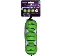 Dog Comets Neutron Star Tennis Ball With Squeaker Green - M (Confezione da 3)