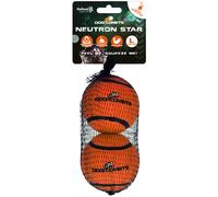 Dog Comets Neutron Star Tennis Ball With Squeaker Orange - L (confezione da 2)