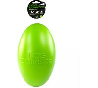 Dog Comets Pan-Stars - 30 cm - Palle giocattolo per cani aquiloni per cani - Galleggiante - Forma di uovo - Giocattoli attivi - Verde - L