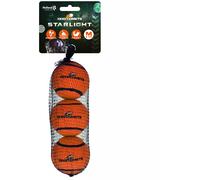 Dog Comets Starlight Tennis Ball Orange - M (Confezione da 3)
