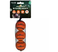 Dog Comets Starlight Tennis Ball Orange - S (Confezione da 3)