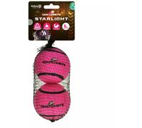 Dog Comets Starlight Tennis Ball Pink - L (confezione da 2)