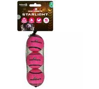 Dog Comets Starlight Tennis Ball Pink - S (Confezione da 3)
