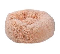 DOG Copenhagen Cesto a forma di gatto, cuscino a forma di gatto, cuscino a forma di gatto, cuscino morbido, con cestino antistress, cuscino in vimini, cuscino rotondo, diametro: 100 cm, colore: Beige
