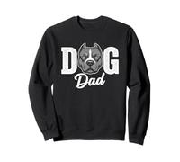 Dog Dad - Bulldog amante dei cani Proprietario dell'animale domestico Felpa