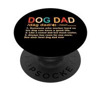 Dog Dad Definition Best Dog Dad For Daddy Funny Fathers Day PopSockets PopGrip Adesivo