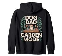 Dog Dad Garden Mode Divertente Giardinaggio Amante dei Cani Felpa con Cappuccio
