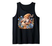 Dog Daddy Gnome Floral Graphic For Pug Grandma Who Love Pugs Canotta