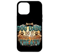 Dog Dads Do It Fur the Treats - Divertente umorismo per genitori di animali domestici Custodia per iPhone 12 Pro Max