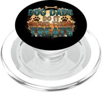 Dog Dads Do It Fur the Treats - Divertente umorismo per genitori di animali domestici PopSockets PopGrip per MagSafe