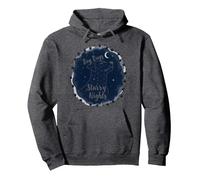 Dog Days Notti stellate Canino Celeste Felpa con Cappuccio, Unisex per Adulti, Grigio Scuro, M