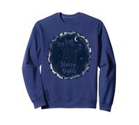 Dog Days Notti stellate Canino Celeste Felpa, Unisex per Adulti, Navy, L