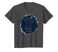 Dog Days Notti stellate Canino Celeste Maglietta, Bambini, Grigio Scuro, 2 Anni