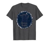 Dog Days Notti stellate Canino Celeste Maglietta, Uomo, Grigio Scuro, 3XL