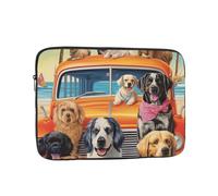 Dog Days of Summer Custodia per laptop da 13 pollici, TSA Custodia protettiva per notebook antiurto Custodia protettiva per notebook resistente all'acqua Custodia per il trasporto del computer