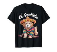 Dog Decor El Squatcho Poncho Goldendoodle Cane Goldendoodle Maglietta