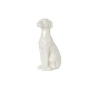 Dog Decorative Statue, Dog Animal Artist Residence Decorative Animal Statue Ceramic Home Decoration Modern Fashion Crafts - White Gift
