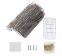 Dog Dematting Brush - Self Cleaning Pet Detangling Tool | Wall Brush for Cats | for Small Medium Large Puppy Kitten Home Indoor Outdoor Garden