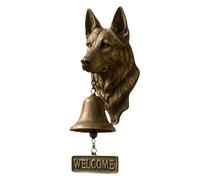 Dog Doorbells - Dog Welcome Doorbells, Rustic Wall Mounted Vintage Animal, Themed DoorbeElls Chime, Front Door DogS Head Bell for Porch, Garden, Yard, Home, Security Room, OfficeS