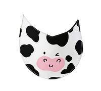Dog Drool Bib, Adjustable Waterproof Cow Pattern Towel, Silk Polyester and Cotton Absorbent Handkerchief, Pet Bandana for Mealtime, Chewing, Drinking, Messed Protection