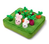 Dog Enrichment Toys - Innovative Puzzle Mat, Plush Carrot Hidden Treats, Stimulating Playtime Accessory, Durable Chew Toy | Cognitive Development Game for Puppies Adults, Training Tool, Interactive