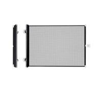 Dog Fence, Pet Barrier, Foldable Mesh Design Portable Divider Multifunctional Use, Suitable Room Stairs Hallway Kitchen Garage Outdoor Indoor Deck Porch, Pet Safety Gate for Home and Travel